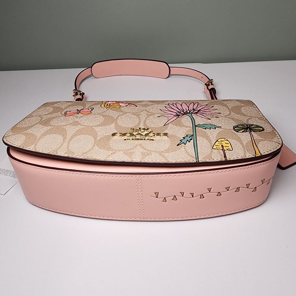NWT CU395 Coach X Observed By Us Andrea Shoulder Bag Signature Kirsten Dunst - Picture 6 of 7